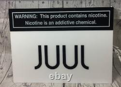 Juul Lighted Double Sided LED Store Display Sign Advertising 21.5W x 16.5H NEW