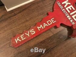 Keil Big Metal Key Store Display Locksmith Sign Wall Mount Charlestown Nh