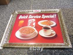 Kellog cereal box store display sign 1969 SPECIAL K single serve diner cafeteria