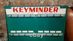 Keyminder Advertising Sign Display Rack Masonite Press Wood Hardware Store Sign