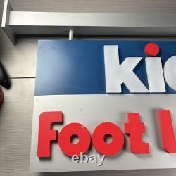 Kids Footlocker Store Display Sign Metal Wood 34x16 Sneaker Head Hypebeast