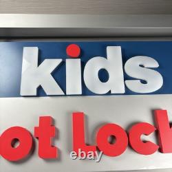 Kids Footlocker Store Display Sign Metal Wood 34x16 Sneaker Head Hypebeast