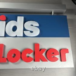 Kids Footlocker Store Display Sign Metal Wood 34x16 Sneaker Head Hypebeast