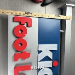 Kids Footlocker Store Display Sign Metal Wood 34x16 Sneaker Head Hypebeast