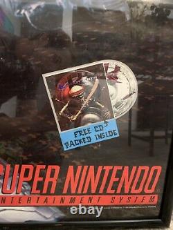 Killer Instinct Super Nintendo SNES Original Store Display Poster Sign 28 X 40