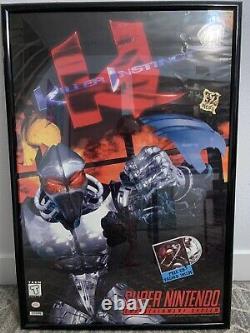 Killer Instinct Super Nintendo SNES Original Store Display Poster Sign 28 X 40