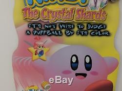 Kirby Nintendo 64 N64 Store Display Standee Promo Promotional Display Sign VTG