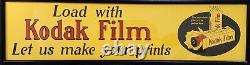 Kodak A-120 1920s- 1930's Film Advertising Framed Sign Advertisement