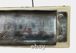 LARGE Hanging M. HOHNER Marine Band Harmonica Store Display Sign 24 x 6