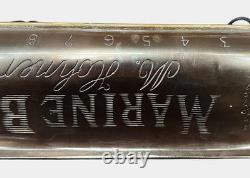 LARGE Hanging M. HOHNER Marine Band Harmonica Store Display Sign 24 x 6