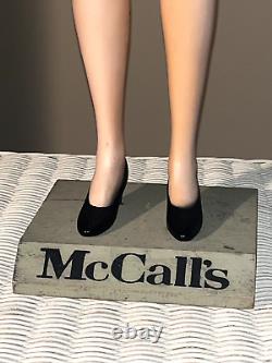 LARGE VINTAGE 1960'S McCALLS STORE DISPLAY FASHION CLOTHING ADVERTISING MANIKIN