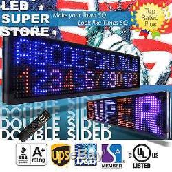 LED SUPER STORE 3C/RBP/IR/2F 19x52 Programmable Scroll. Message Display Sign