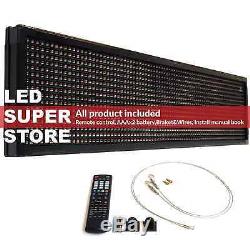 LED SUPER STORE 3C/RGY/IR/2F 12x50 Programmable Scroll. Message Display Sign