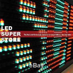 LED SUPER STORE 3C/RGY/IR/2F 22x98 Programmable Scroll. Message Display Sign