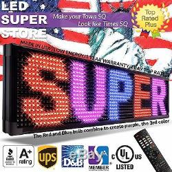 LED SUPER STORE 3COL/RBP/IR 15x40 Programmable Scrolling EMC Display MSG Sign