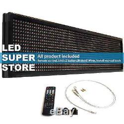 LED SUPER STORE 3COL/RBP/IR 19x52 Programmable Scrolling EMC Display MSG Sign