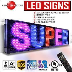 LED SUPER STORE 3COL/RBP/IR 40x98 Programmable Scrolling EMC Display MSG Sign