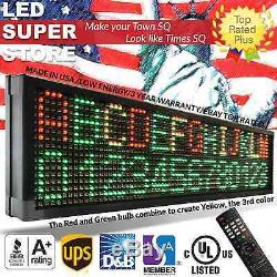 LED SUPER STORE 3COL/RGY/IR 12x50 Programmable Scrolling EMC Display MSG Sign