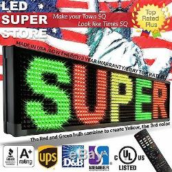 LED SUPER STORE 3COL/RGY/IR 15x40 Programmable Scrolling EMC Display MSG Sign
