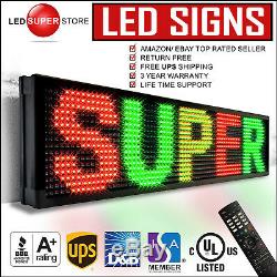 LED SUPER STORE 3COL/RGY/IR 15x78 Programmable Scrolling EMC Display MSG Sign