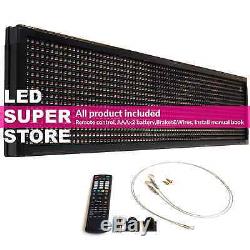 LED SUPER STORE 3COL/RWP/IR 15x53 Programmable Scrolling EMC Display MSG Sign