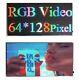 LED Sign Video P5 HD Full Color 25x 12 Programmable Scrolling Message Display