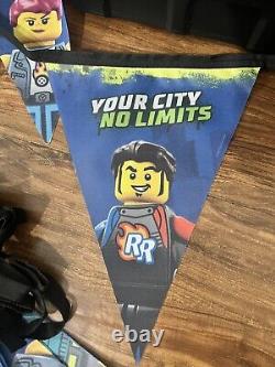 LEGO City Of Champions 16' Long Bunting Rare Store Display Signs Rocket Racer