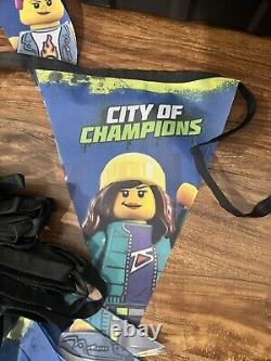 LEGO City Of Champions 16' Long Bunting Rare Store Display Signs Rocket Racer