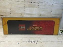 LEGO Marvel Super Heroes Store Display Lighted Sign