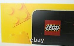 LEGO Ninjago Movie Toys R Us Acrylic Plastic Display Store Banner Sign 24 x 11.5