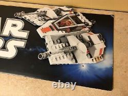 LEGO Vintage Star Wars LARGE 90'S DISPLAY SIGN ADVERTISEMENT 4 FEET Foam Core