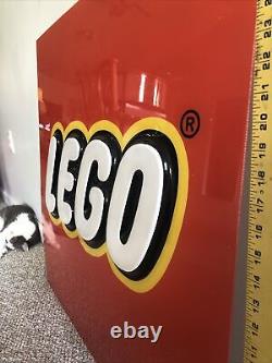 LEGO system 70s STORE light DISPLAY sign TOY shop RETAIL VTG PROMO RARE HUGE 80s