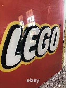 LEGO system 70s STORE light DISPLAY sign TOY shop RETAIL VTG PROMO RARE HUGE 80s