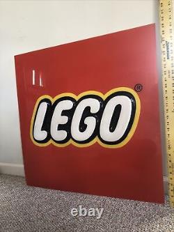 LEGO system 70s STORE light DISPLAY sign TOY shop RETAIL VTG PROMO RARE HUGE 80s