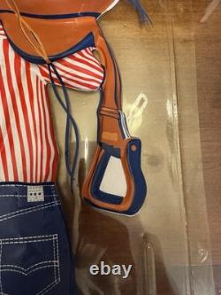 LEVI'S JEANS 1960s STORE DISPLAY Plastic Light up Sign & Wall hanger