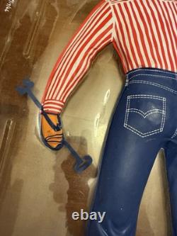 LEVI'S JEANS 1960s STORE DISPLAY Plastic Light up Sign & Wall hanger