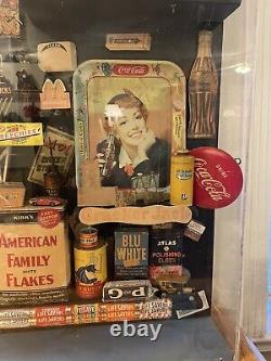 LOOK DISPLAY Various Advertising And Cartons Yesteryear Rare