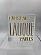 Lalique France Cristal Trade Display Store Sign Dealer Plaque