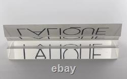 Lalique Frosted Store Display Sign