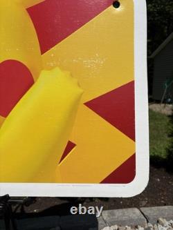 Large 2013 Nintendo WiiU Pokémon Pikachu Walmart Advertising Store Display Sign