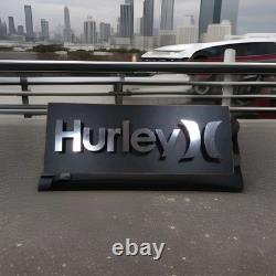 Large 31 HURLEY Wood Base Single Side 3D Store Logo Display Sign