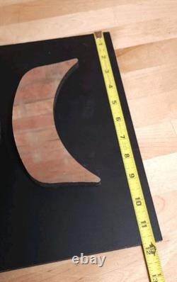 Large 31 HURLEY Wood Base Single Side 3D Store Logo Display Sign