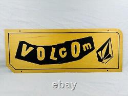 Large 31 VOLCOM Skate Surf Wooden Hanging Double Sided Store Logo Display Sign