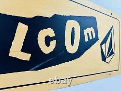 Large 31 VOLCOM Skate Surf Wooden Hanging Double Sided Store Logo Display Sign