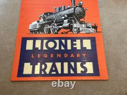 Large Lionel Legendary Trains Hardware Store Display Sign 60 x 39 3 Sections