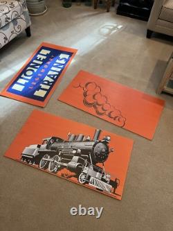 Large Lionel Legendary Trains Hardware Store Display Sign 60 x 39 3 Sections