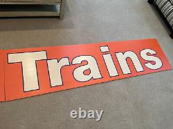 Large MTH Hardware Store Train Display Sign 13 Feet x 20 4 Sections