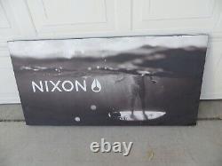 Large NIXON Watch Wooden Store Display Sign 4 feet by 2 feet