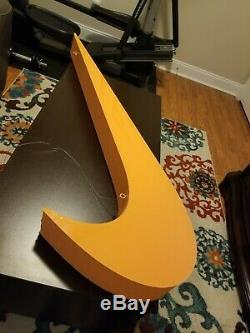 Large Nike Swoosh Check Hanging Store Display Sign Advertisement 4 ft wide RARE