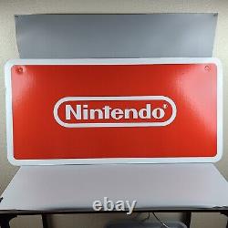 Large Nintendo & Mario Store Display Signs Unpunched & Authentic Approx 4' Wide